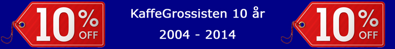 KaffeGrossisten 10 år